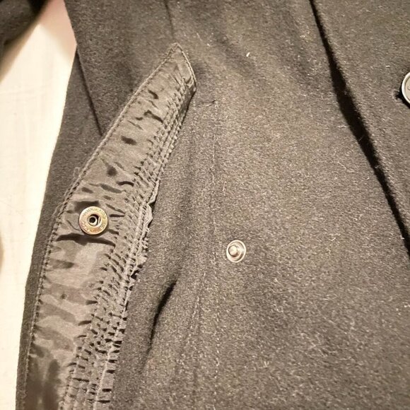 Calvin Klein Wool Blend Peacoat Womens Small - Picture 10 of 16